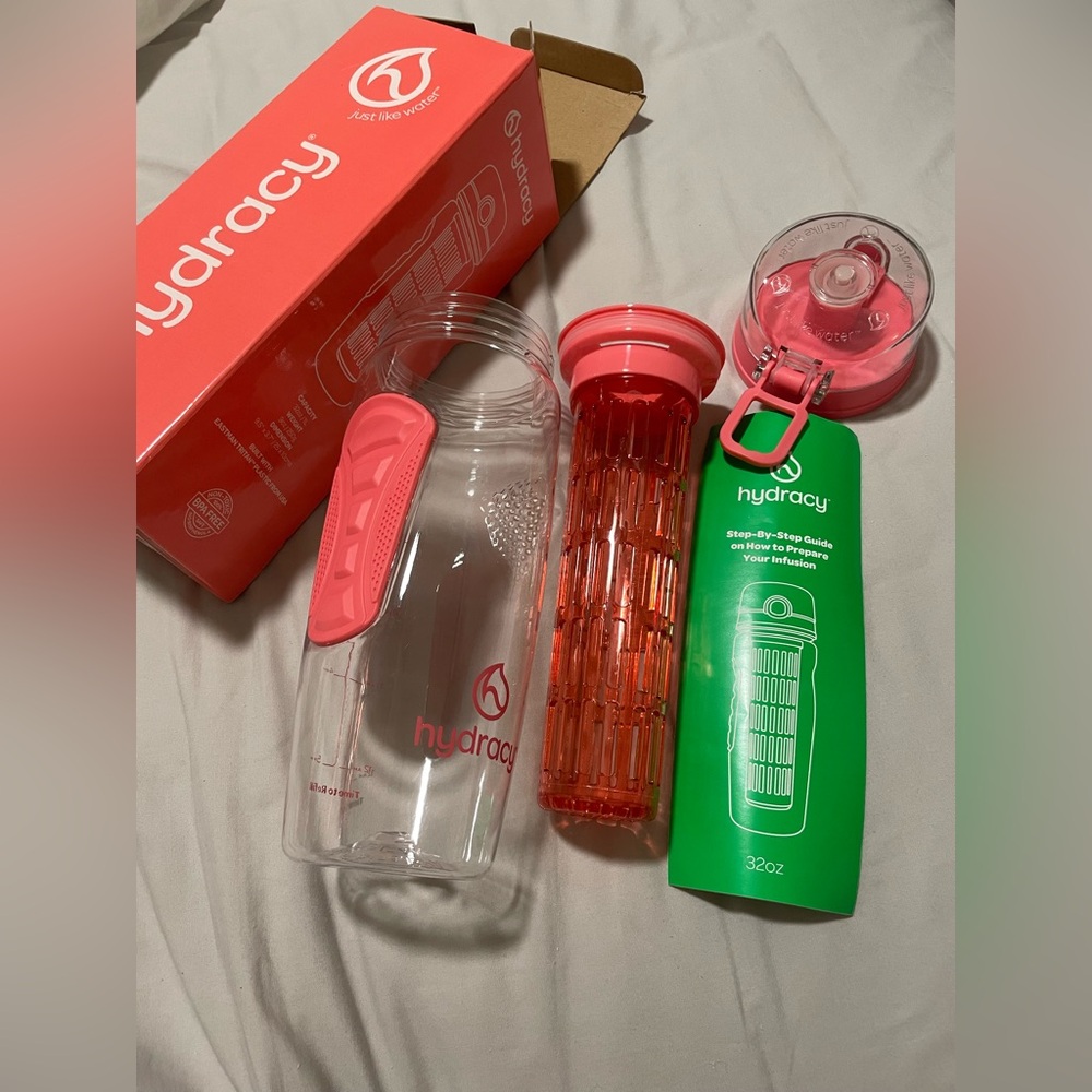 Hydracy Fruit Infuser Water Bottle - 32 oz Sports Bottle - New - Picture 3 of 8